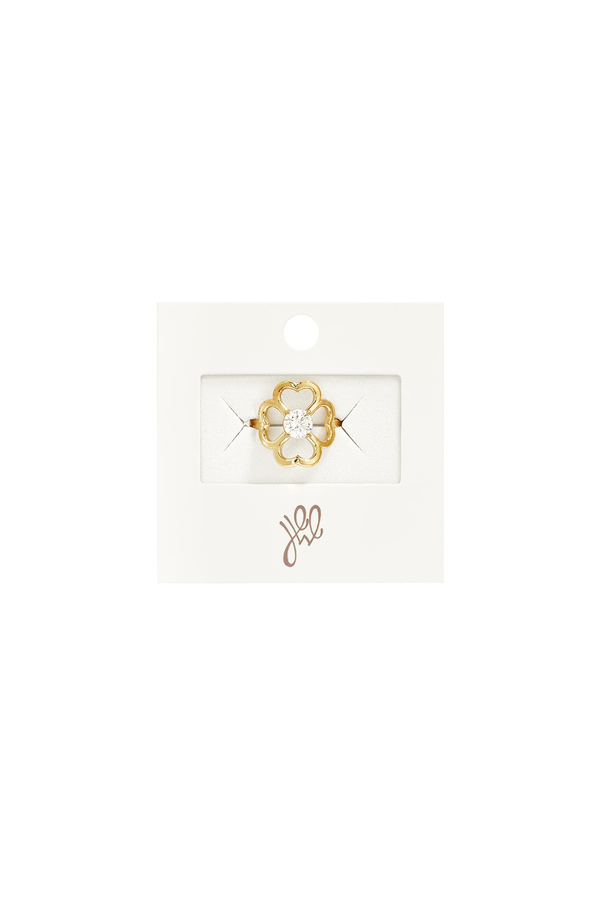 Minimalistische ringen van roestvrij staal met bloemmotief, eenvoudige en alledaagse serie voor dames.