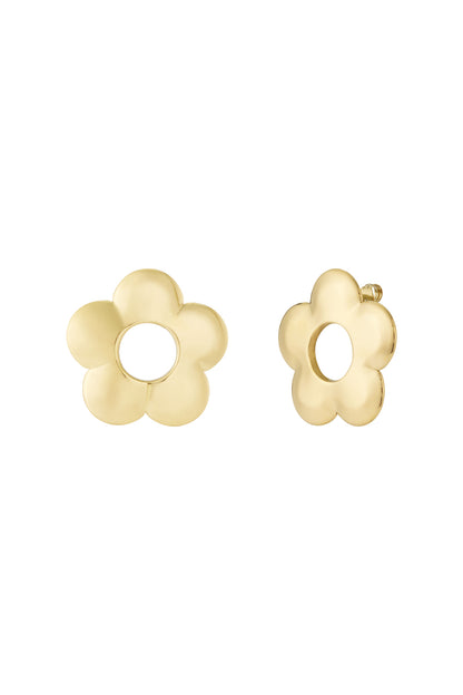 Grote bloemen oorbellen