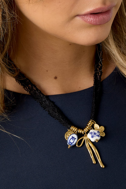 Polyester Lange Kettingen Bloemen Casual Dagelijks Romantisch Serie Dames sieraden