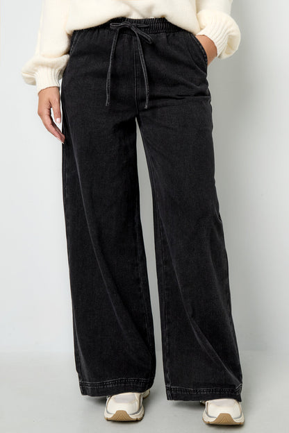Stylish Wide Leg Denim Pants for All Fit