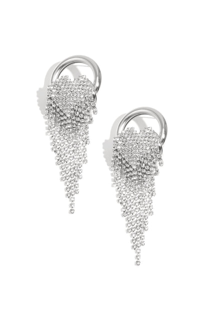 Oorbellen met ijzeren hanger, onregelmatige vorm, elegante kerst, luxe serie, damessieraden