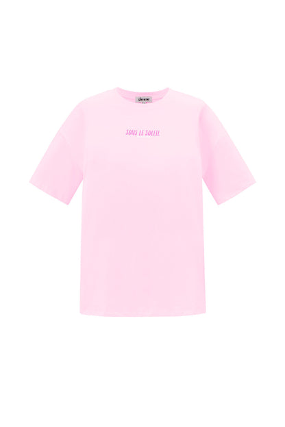 Comfortable All-Fit Cotton T-Shirts in Pink & Baby Blue