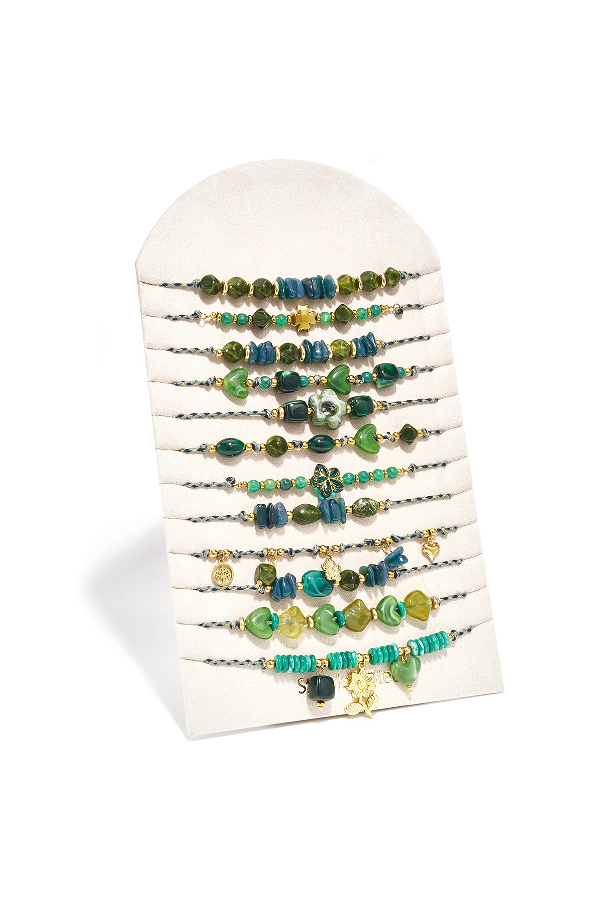 Acryl kettingen display set hart eenvoudige dagelijkse romantische serie dames sieraden