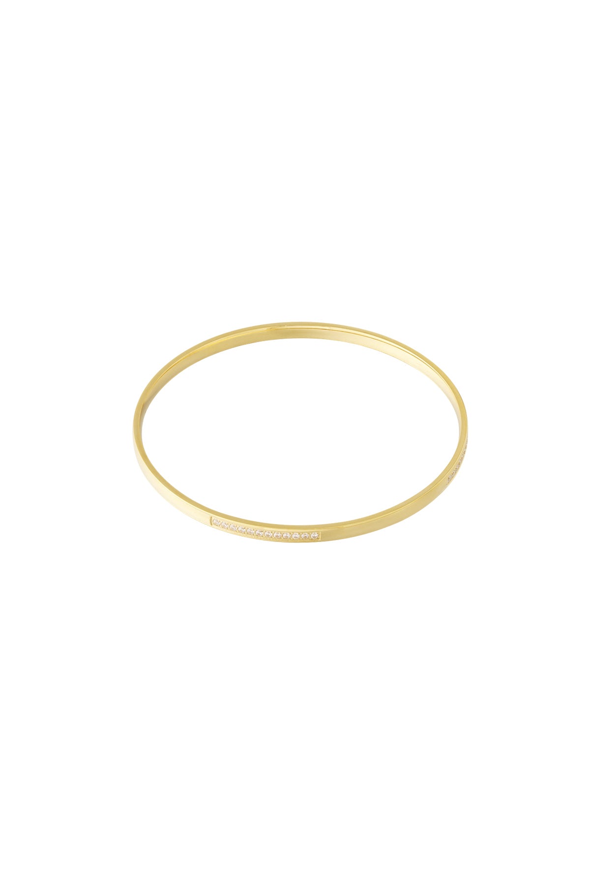 Stijlvolle armband met strass-steentjes