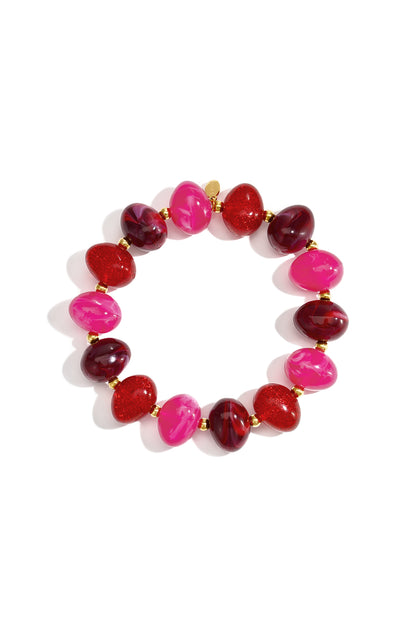 Acryl kralenarmbanden met onregelmatige vorm, eenvoudige, alledaagse serie, damessieraden