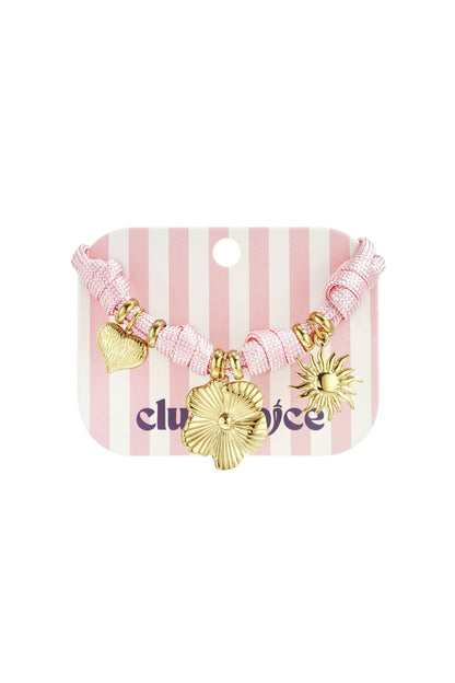 Armbanden met touwbedeltjes, bloemenmotief, geschikt voor vakanties, bijeenkomsten/feestjes en romantische gelegenheden. Damessieraden.