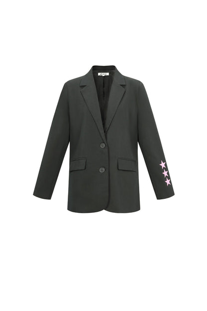 Geweven Polyestervezel Vrouwen Suit Set Casual Letters Ontwerp