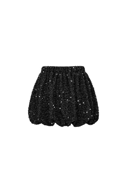 Geweven Polyestervezel Vrouwen Minirok Elegante Pailletten