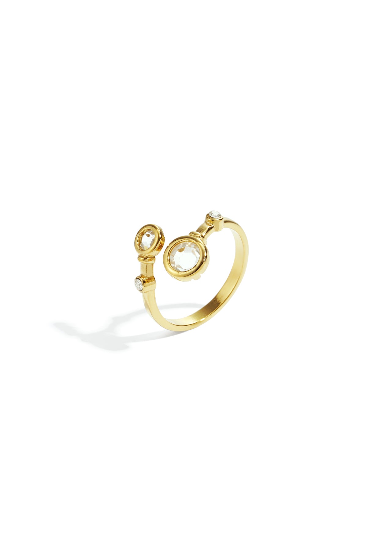 Roestvrijstalen minimalistische ringen cirkel Casual Dagelijks Eenvoudig Serie Dames sieraden