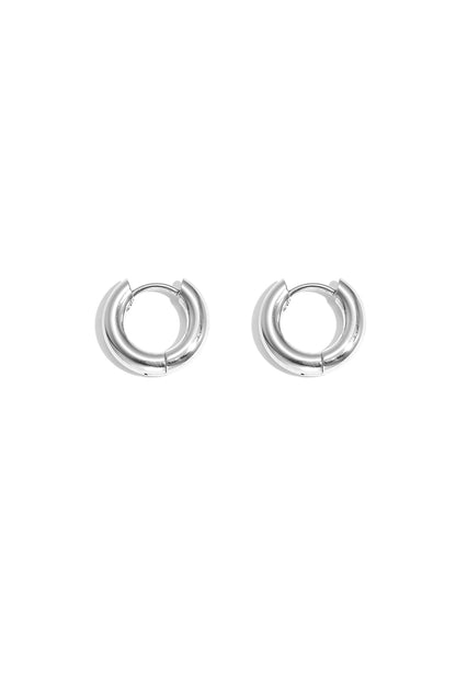 Basic creolen oorbellen - mini Stainless Steel