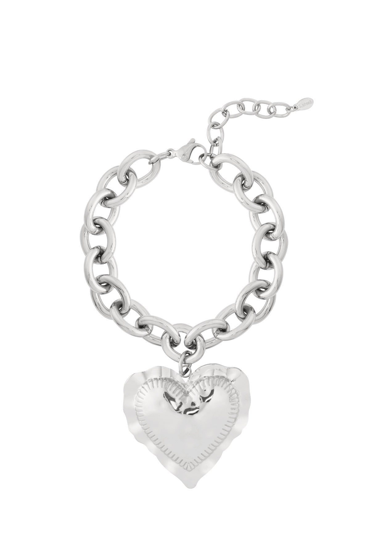 Armband met een opvallend hart