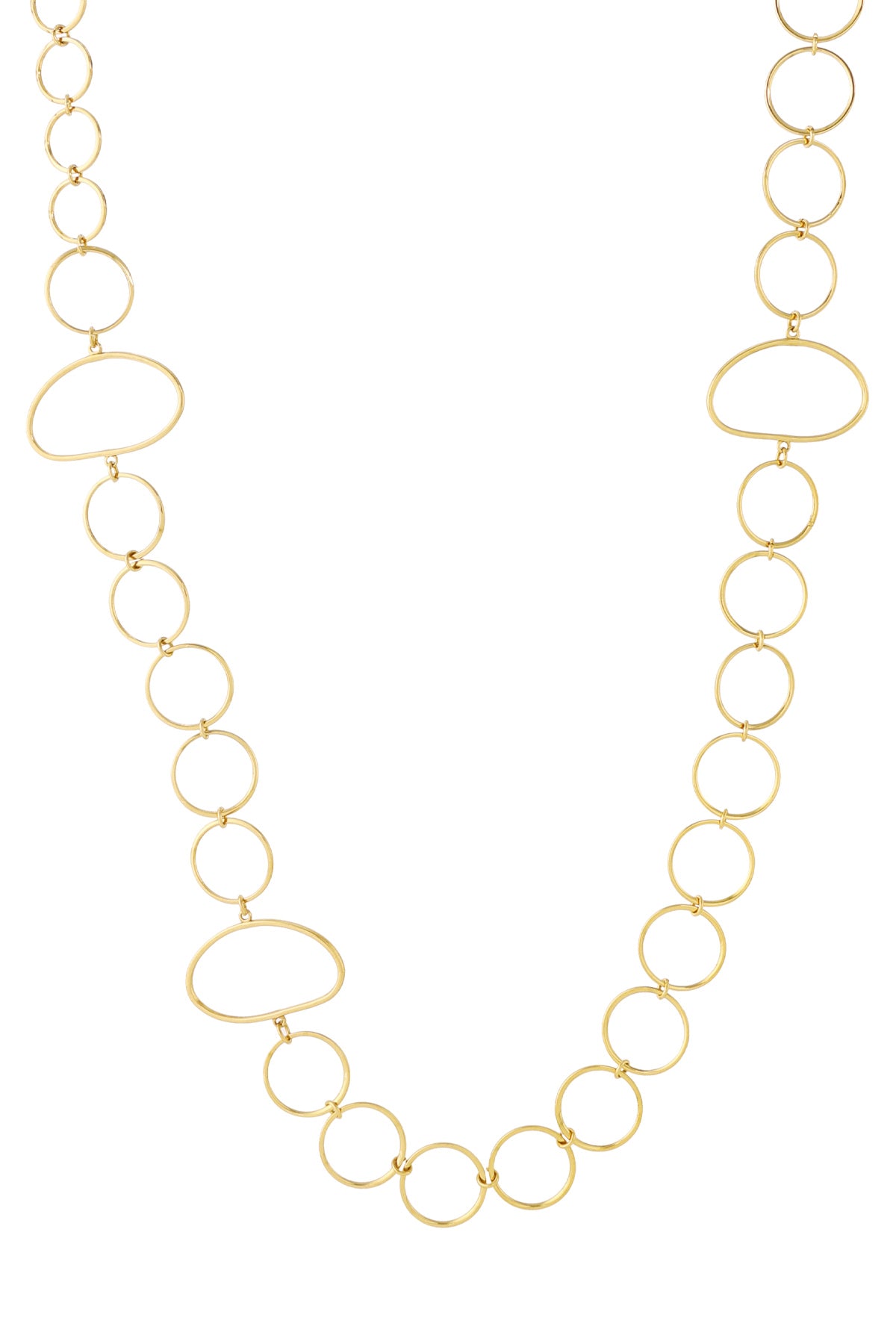 Cirkelvormige statement ketting