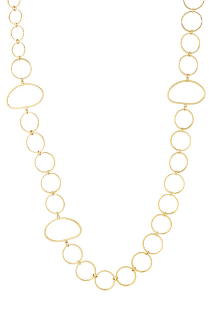 Cirkelvormige statement ketting