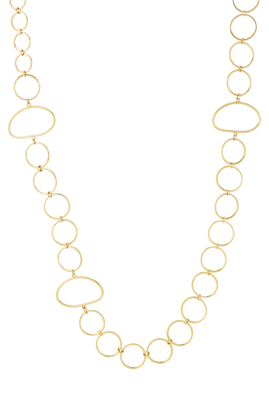 Cirkelvormige statement ketting