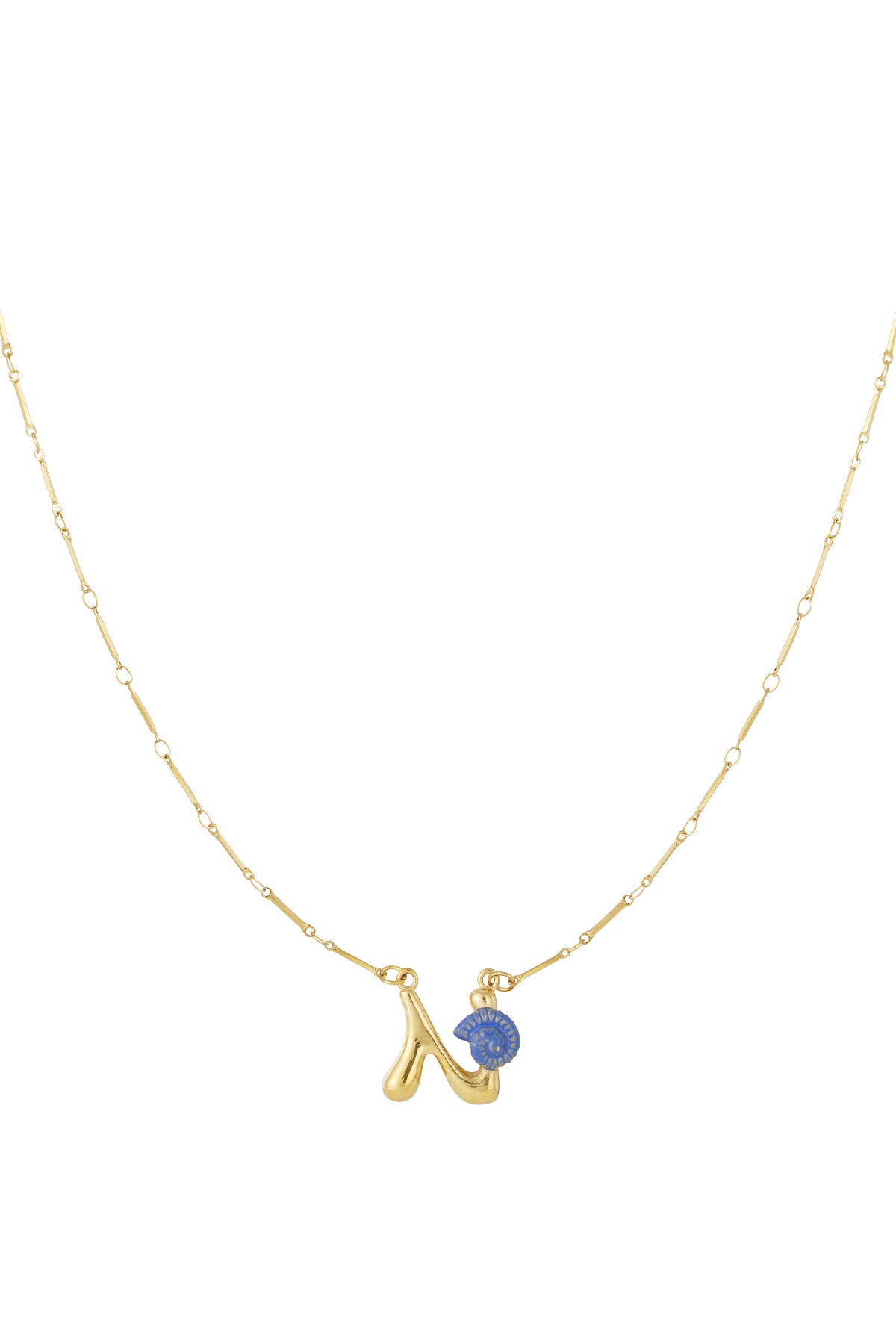 Happy Initials ketting met bedels