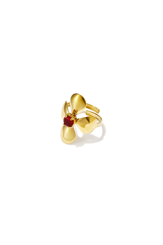 Opvallende ringen van roestvrij staal met bloemmotief, casual en eenvoudig voor dagelijks gebruik, damessieraden.