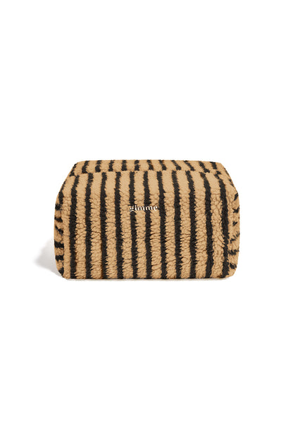 Make-up tasjes met strepen, eenvoudig, polyester, dagelijkse accessoires
