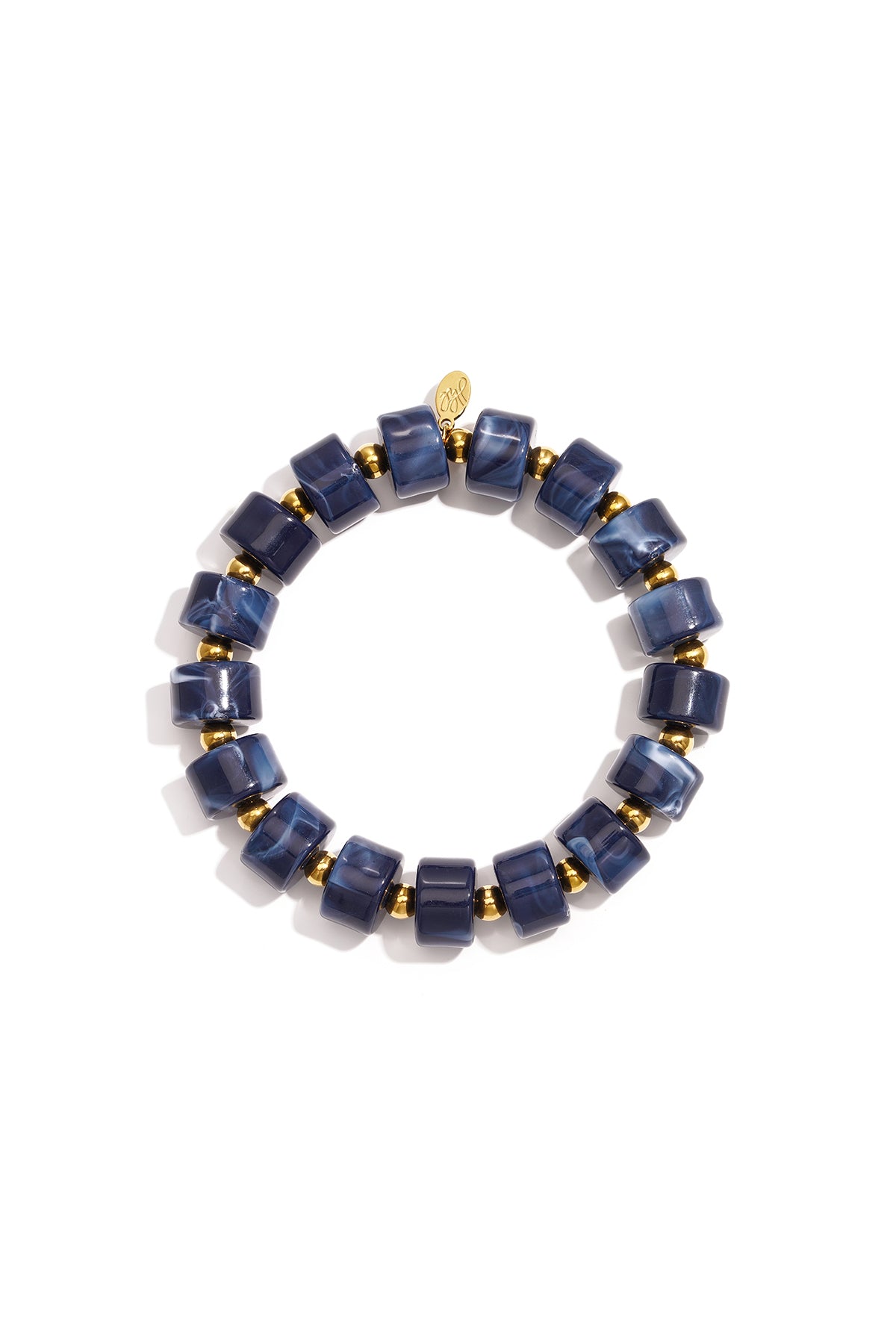 Armbanden van acryl met 14-karaats verguld goud, Daily Simple serie, damessieraden
