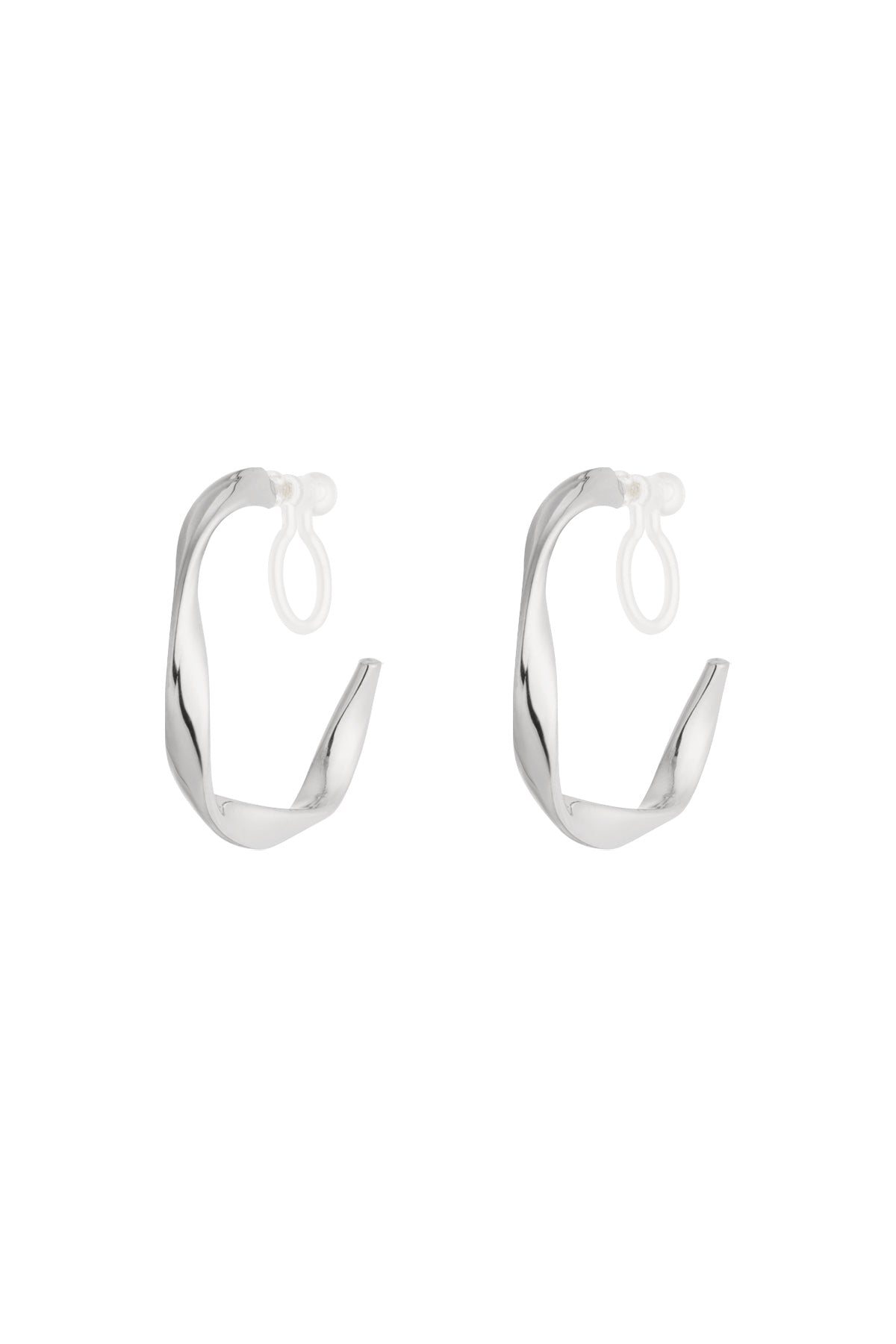 Curve Clip Oorbellen