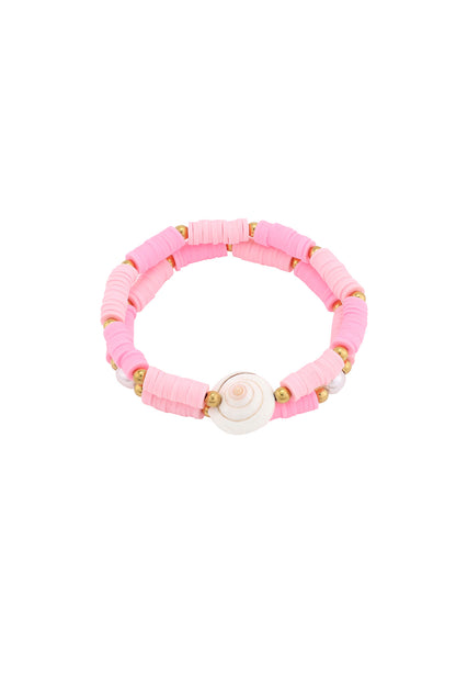 Dubbele schelp armband