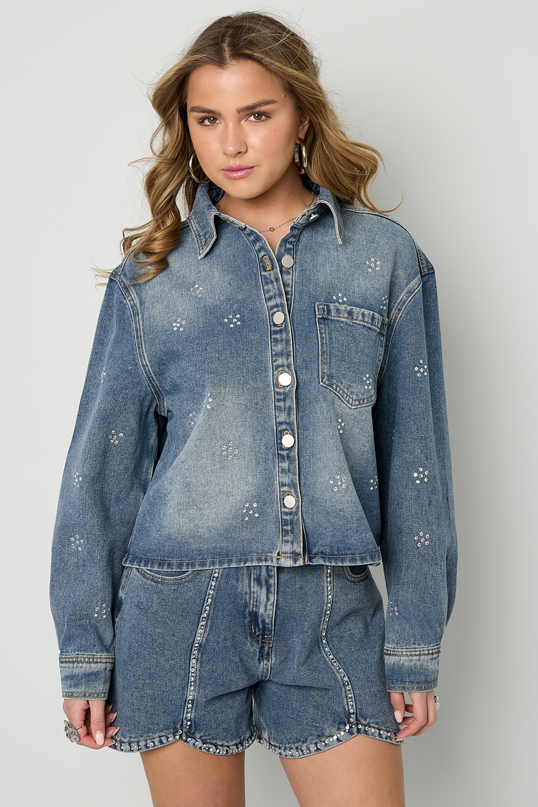 Strass denimjas