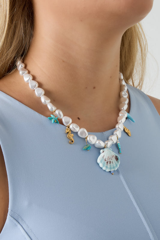 Kunstmatige parel kralen kettingen Turtle Casual vakantie/strand eenvoudige serie dames sieraden