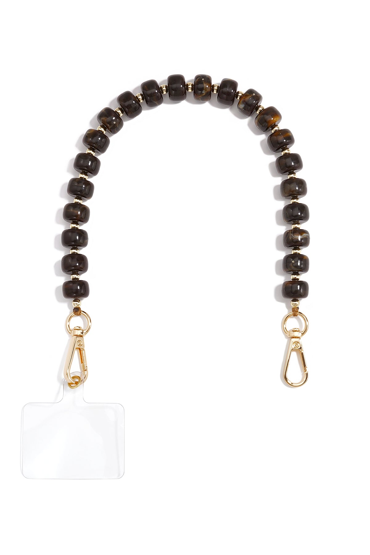 Telefoonketting met kleurverloop, eenvoudig, acryl, dagelijkse accessoires