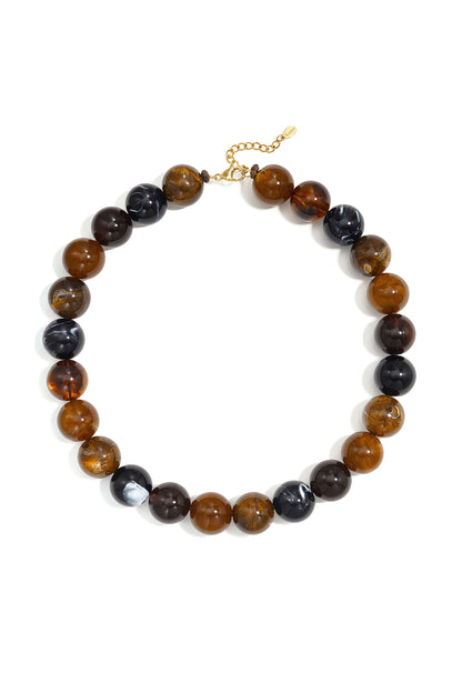 Acryl kralenkettingen, ronde, casual, dagelijkse, eenvoudige serie, dames sieraden