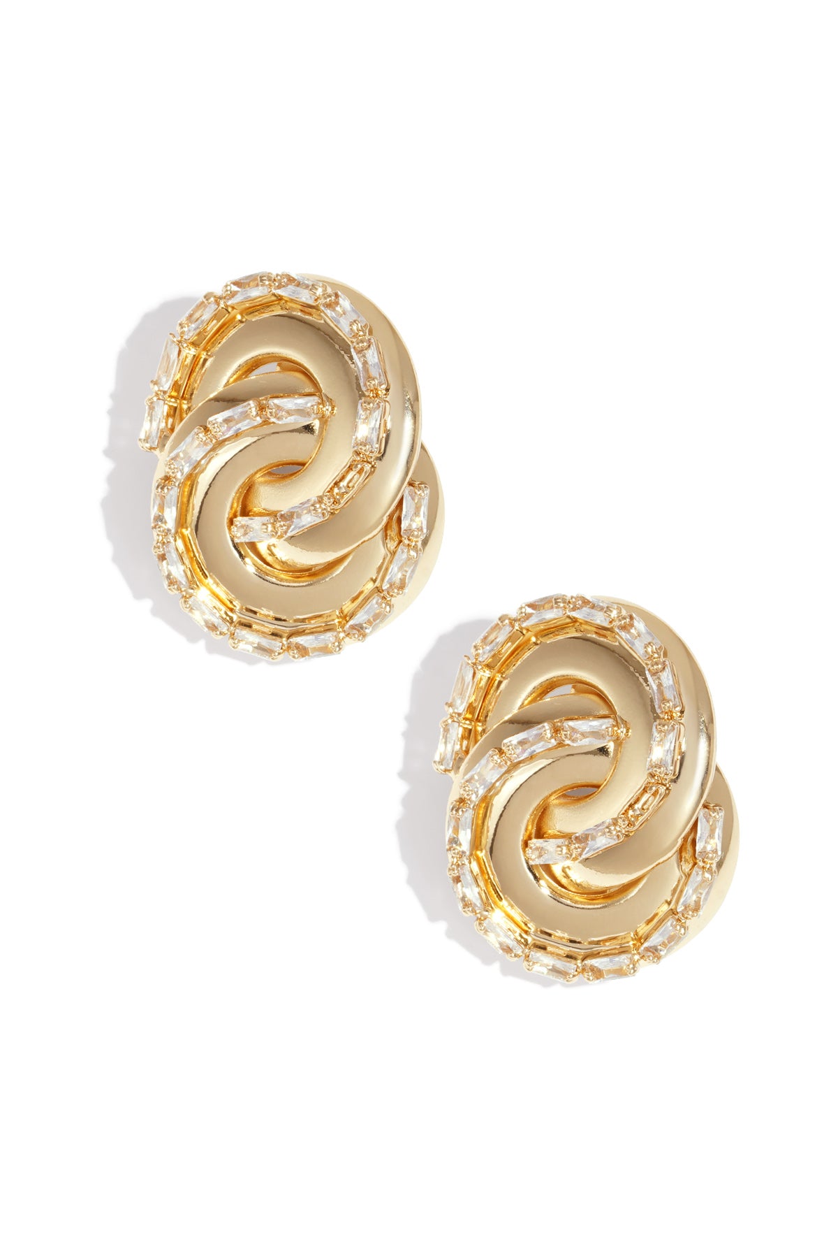 IJzeren oorbellen onregelmatige vorm Elegante kerst Luxe serie Dames sieraden