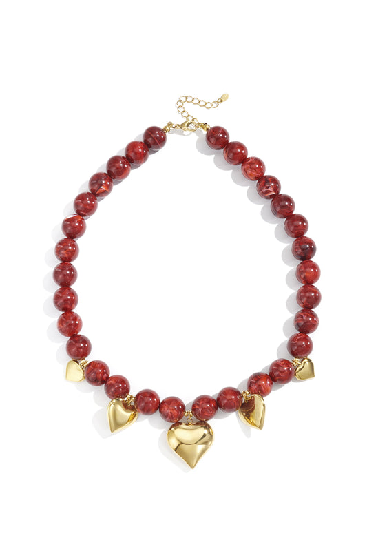 Acryl kralen kettingen Hart Casual Dagelijks Etnische serie Dames sieraden