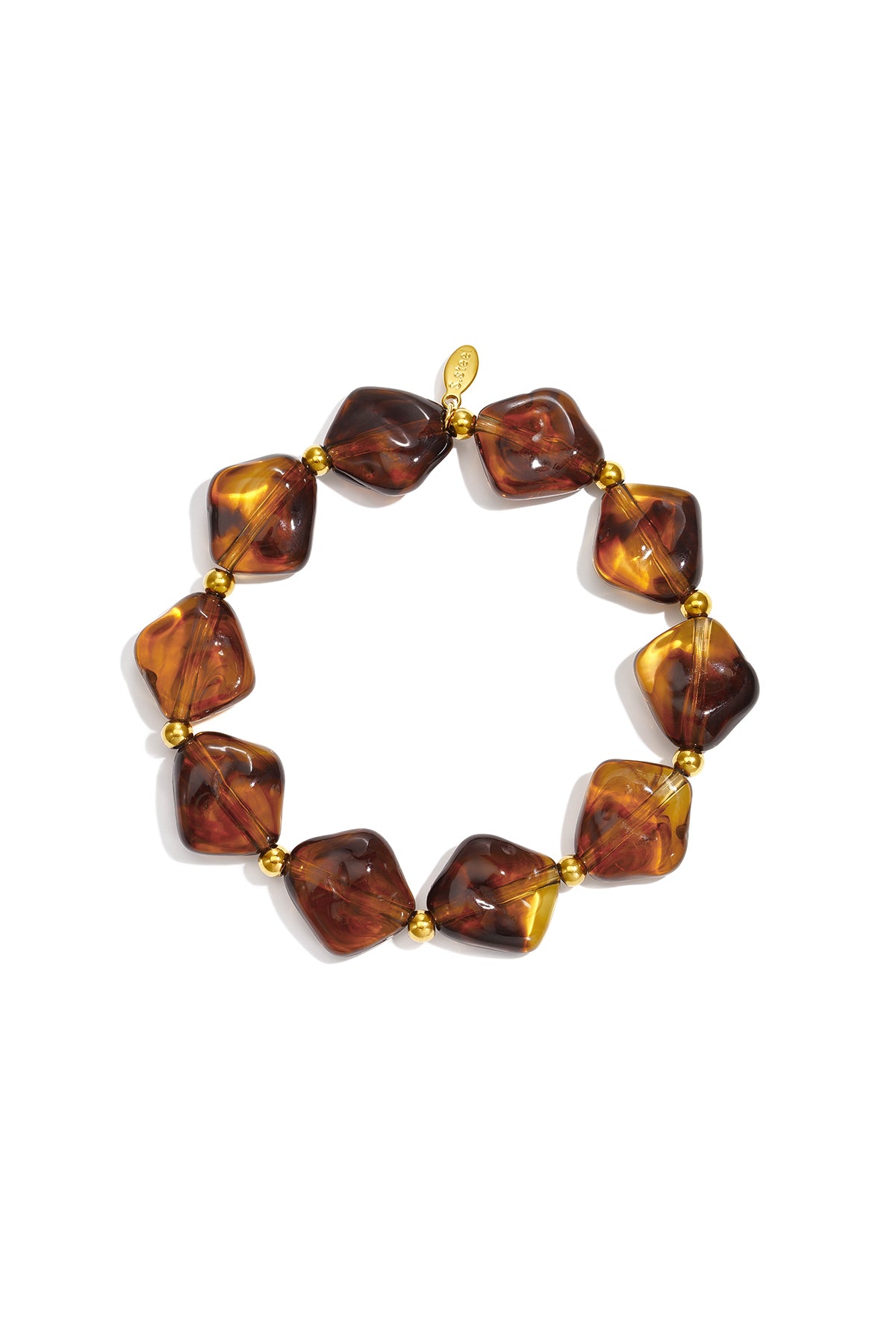 Acryl kralenarmbanden met geometrische vormen, casual, alledaagse, eenvoudige serie, dames sieraden