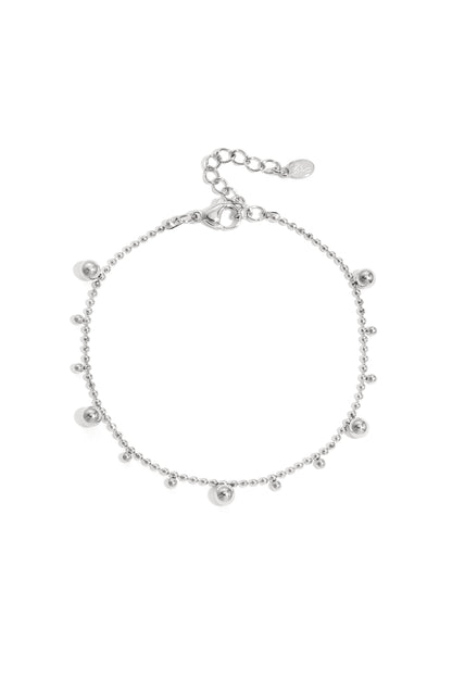 Armband met afwisselende bolletjes