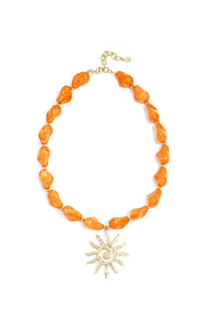 Kralenketting met zon charm