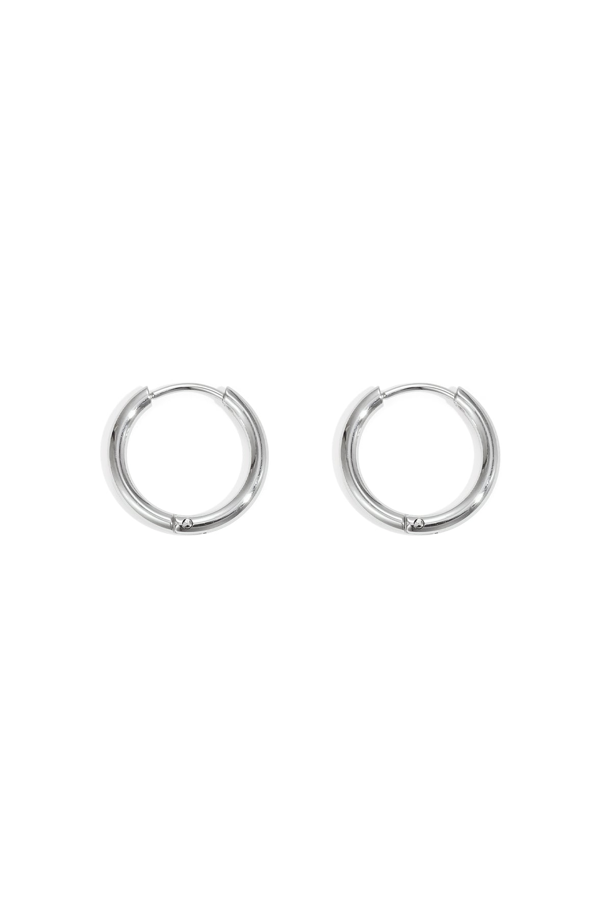 Oorbellen Little Hoops 1,6cm Goud kleur Stainless Steel