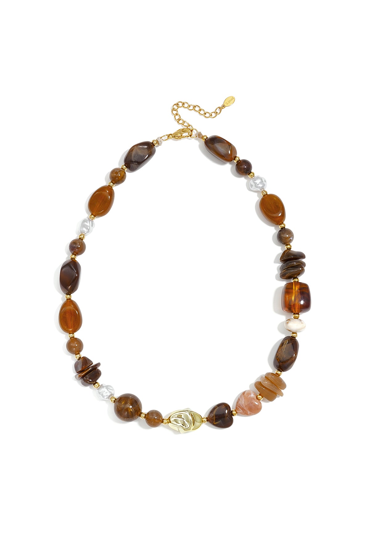 Acryl kralenkettingen met onregelmatige vorm, casual, alledaagse, eenvoudige serie, dames sieraden