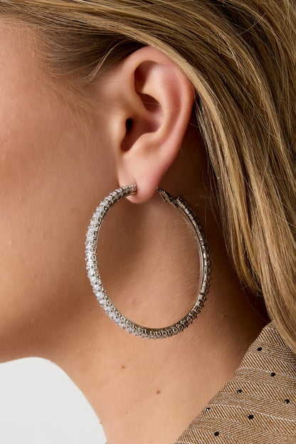 Koperen creolen geometrische elegante kerst luxe serie dames sieraden