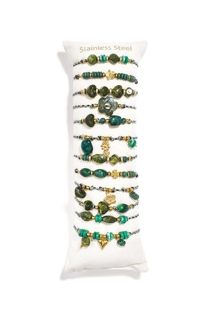 Acryl armbanden display set hartvormige eenvoudige, romantische armbanden serie voor dagelijks gebruik dames sieraden