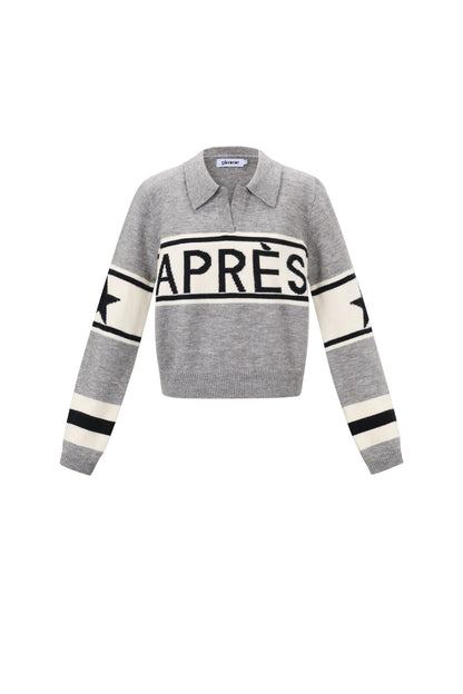 Gebreide Polyestervezel Vrouwen Truien Casual Letters