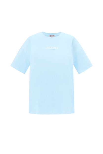 Comfortable All-Fit Cotton T-Shirts in Pink & Baby Blue