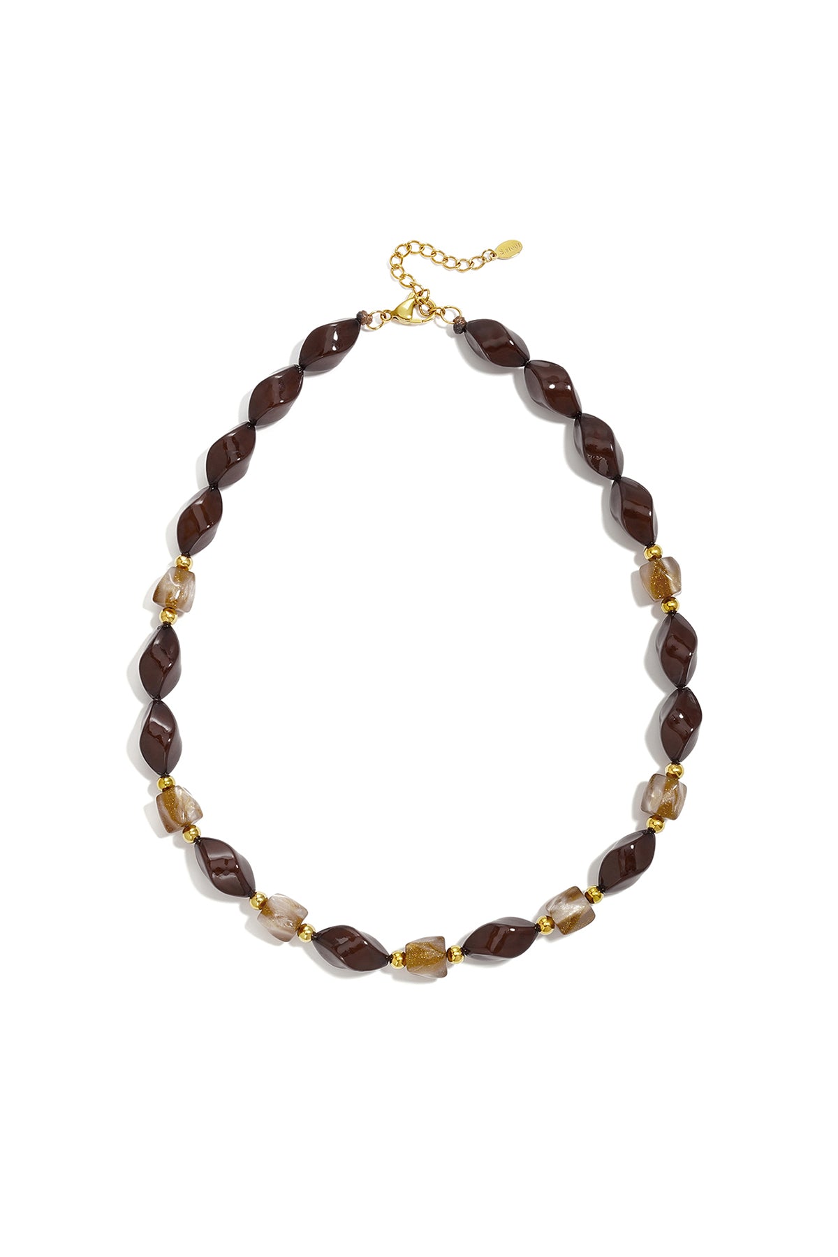 Acryl kralenkettingen met onregelmatige vorm, eenvoudige, alledaagse serie, dames sieraden