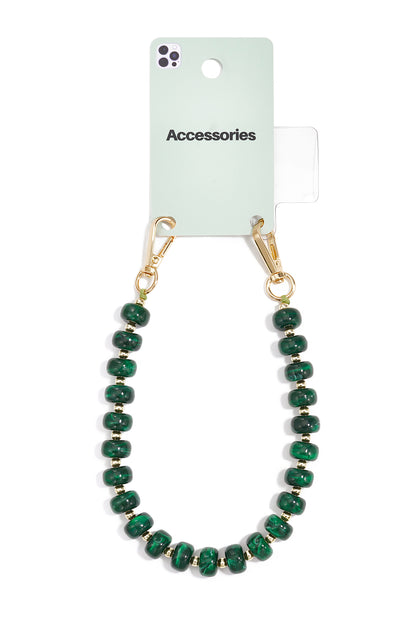 Telefoonketting met kleurverloop, eenvoudig, acryl, dagelijkse accessoires
