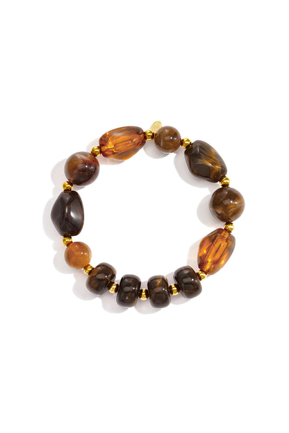 Acryl kralenarmbanden met onregelmatige vorm, eenvoudige dagelijkse collectie, damessieraden