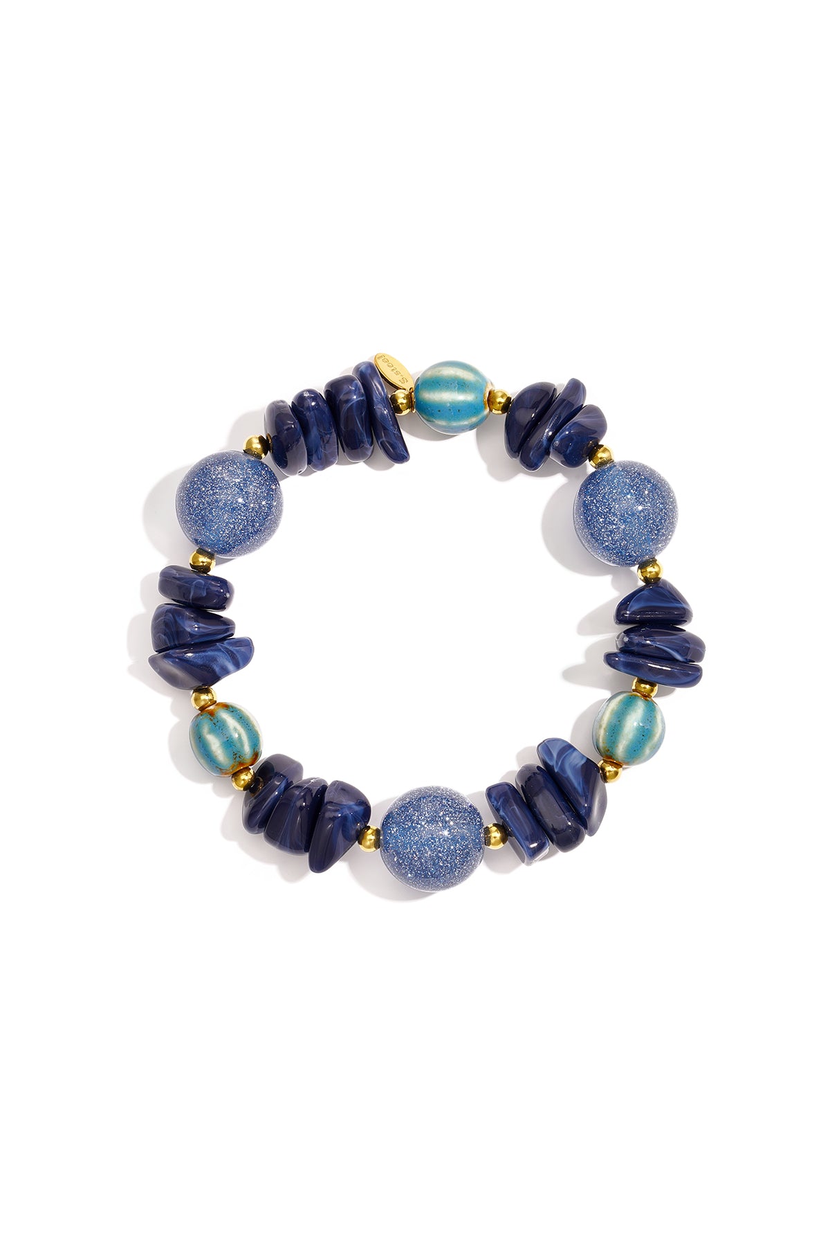 Acryl kralenarmbanden met onregelmatige vorm, casual, dagelijks gebruik, eenvoudige serie, dames sieraden