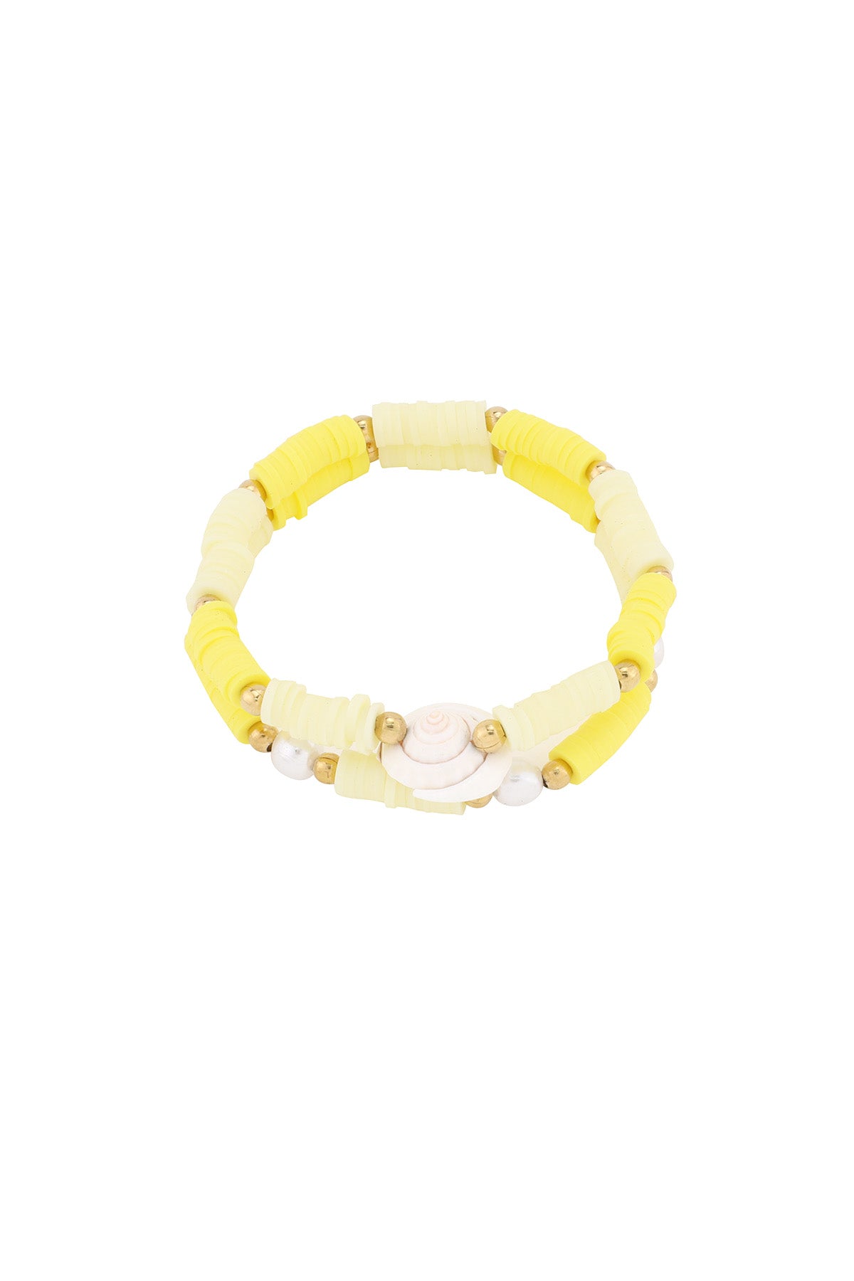 Dubbele schelp armband