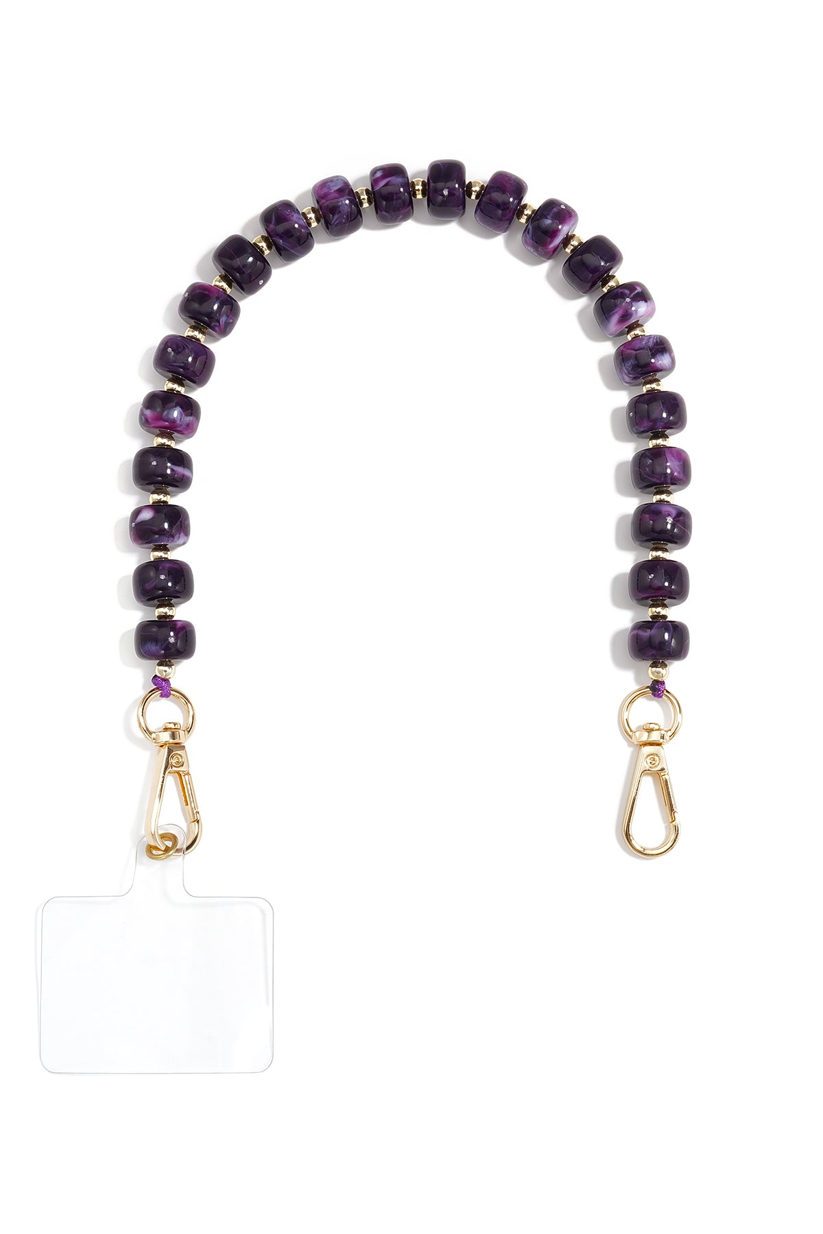 Telefoonketting met kleurverloop, eenvoudig, acryl, dagelijkse accessoires