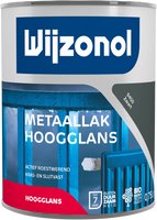 Wijzonol metaallak - zwart - hoogglans - 750 ml