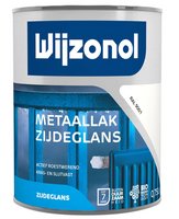 Wijzonol metaallak zijdeglans cremewit (RAL9001) 750 ml